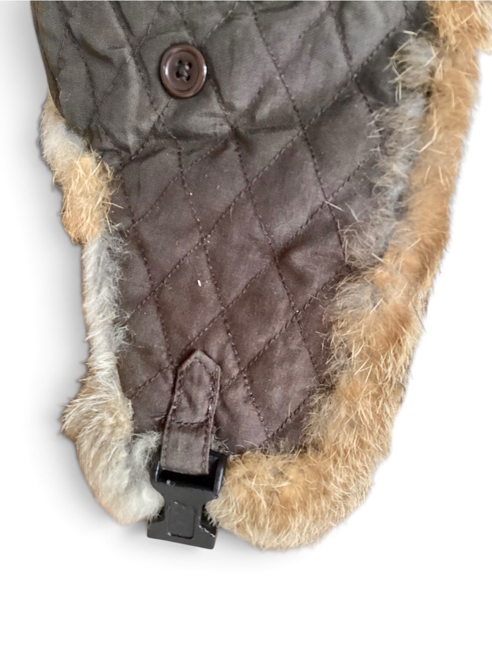 Real Rabbit Fur Trapper Hat L/XL - Picture 7 of 13